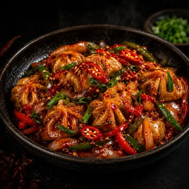 Chicken Chilli Mo:mo