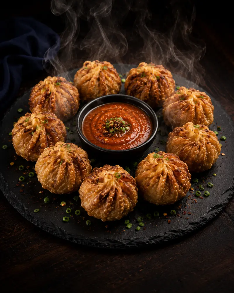 Fried Chicken Dumplings