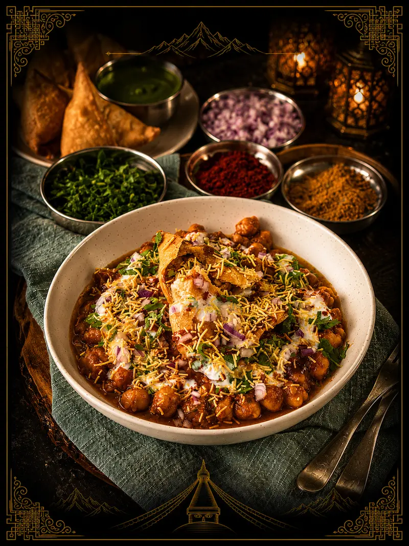 Samosa chaat